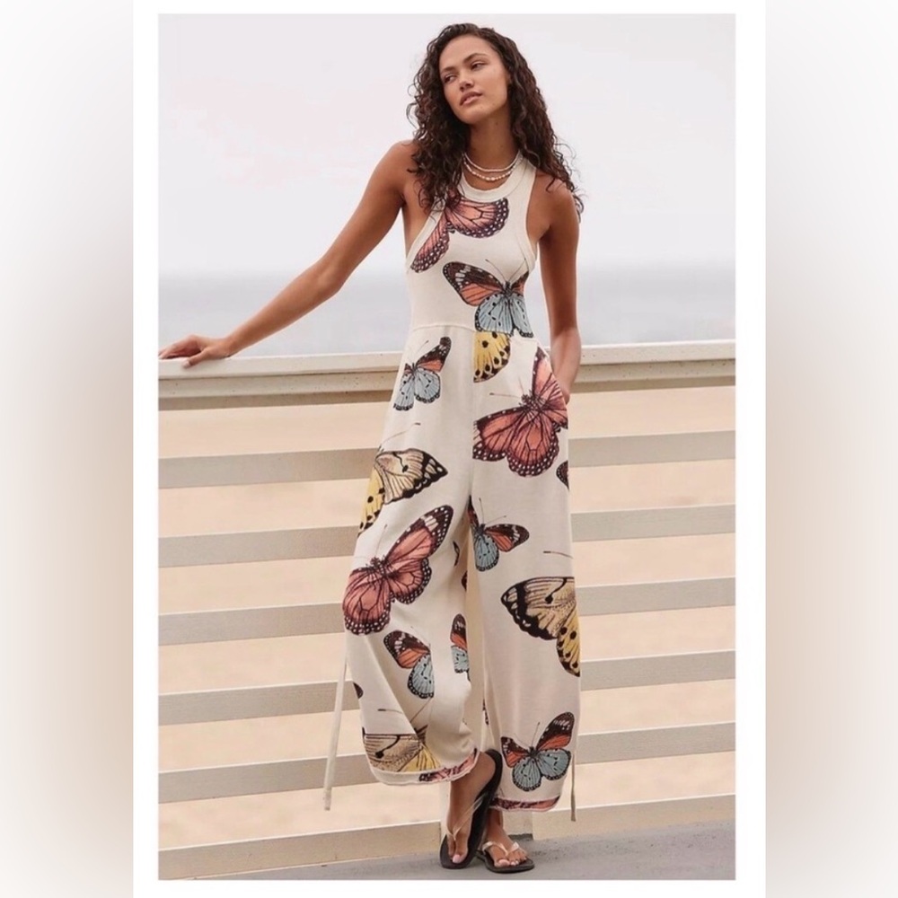 Anthropologie Daily Practice Plattsburgh Sleeveless Jumpsuit size Small